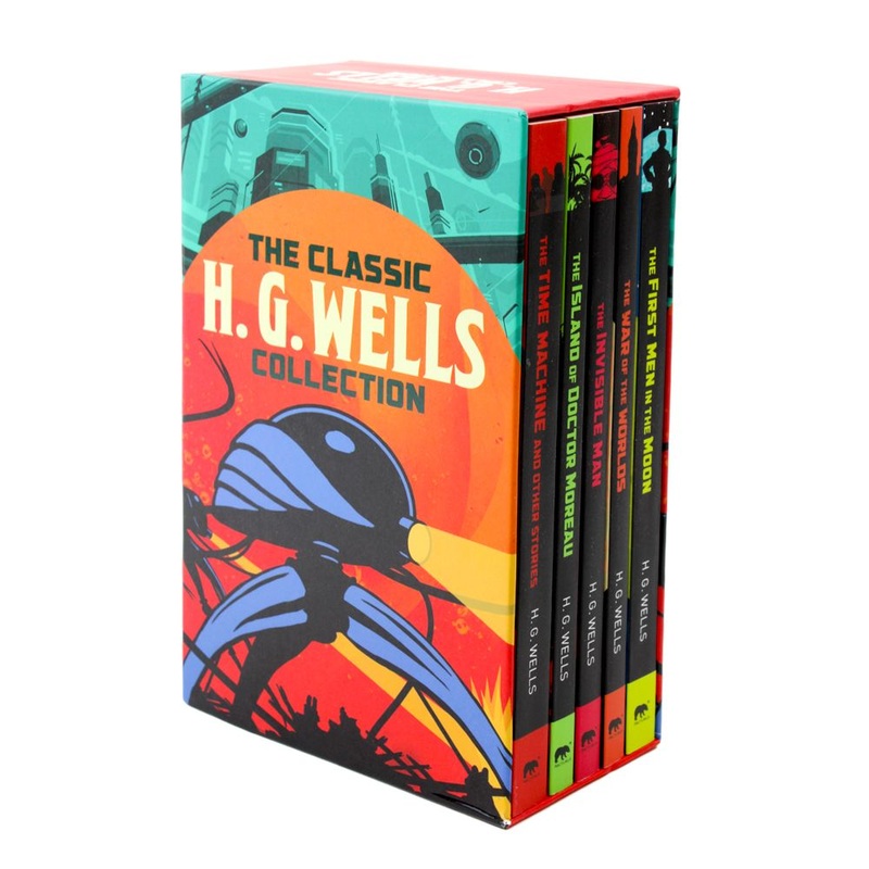 The Classic H.G. Wells Collection 5 Book Box Set of Timeless Science Fiction Novels & Adventure | Imaginative Storytelling & Literature for 12+ years
