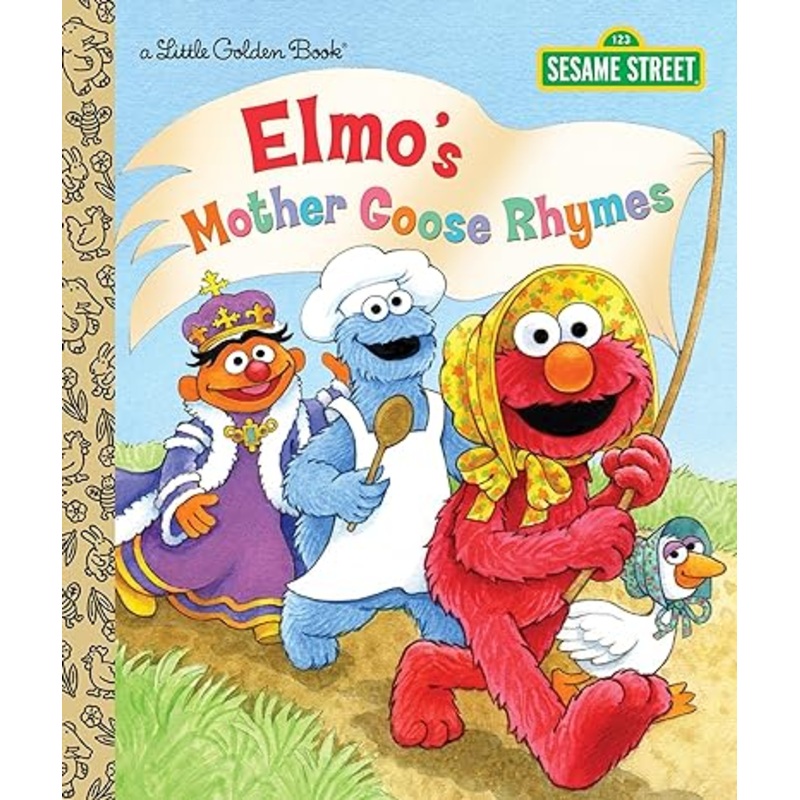 Elmo’s Mother Goose Rhymes (Sesame Street) (Little Golden Book)