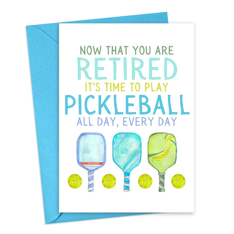 Greeting Card – Pickleball Retirement Card