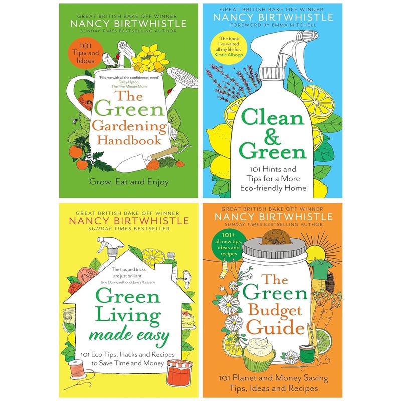 Nancy Birtwhistle Green Gardening 4 Books Collection Set (Clean & Green, The Green Gardening Handbook, Green Living Made Easy & The Green Budget Guide) Hardback
