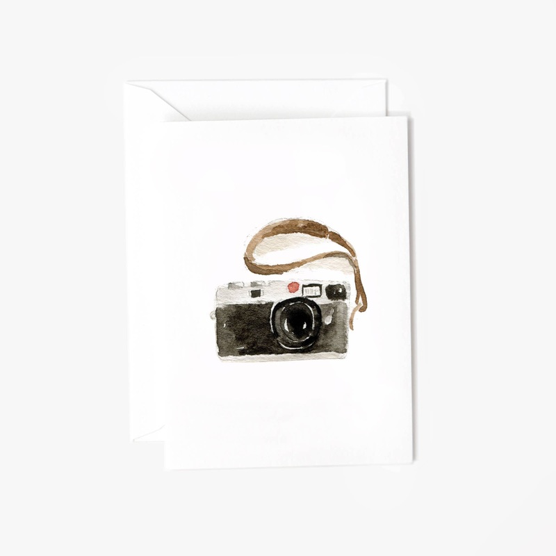 Camera mini notecard