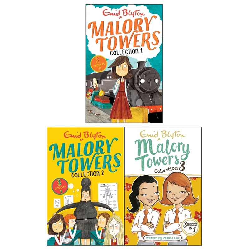 Enid Blyton Malory Towers 3 Books 9 Story Collection (3 Books in 1)