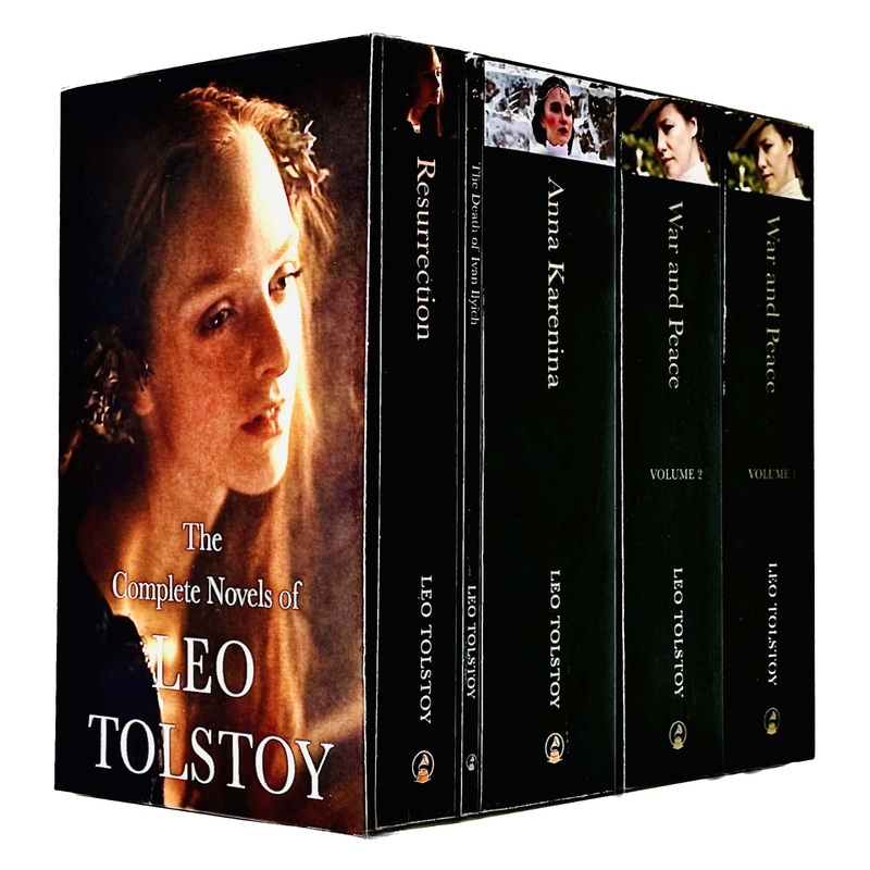The Complete Novels of Leo Tolstoy Classic Stories 5 Books Collection Box Set (Resurrection, Anna Karenina, The Death of Ivan Ilyich, War and Peace Volume 1 & War and Peace Volume 2)