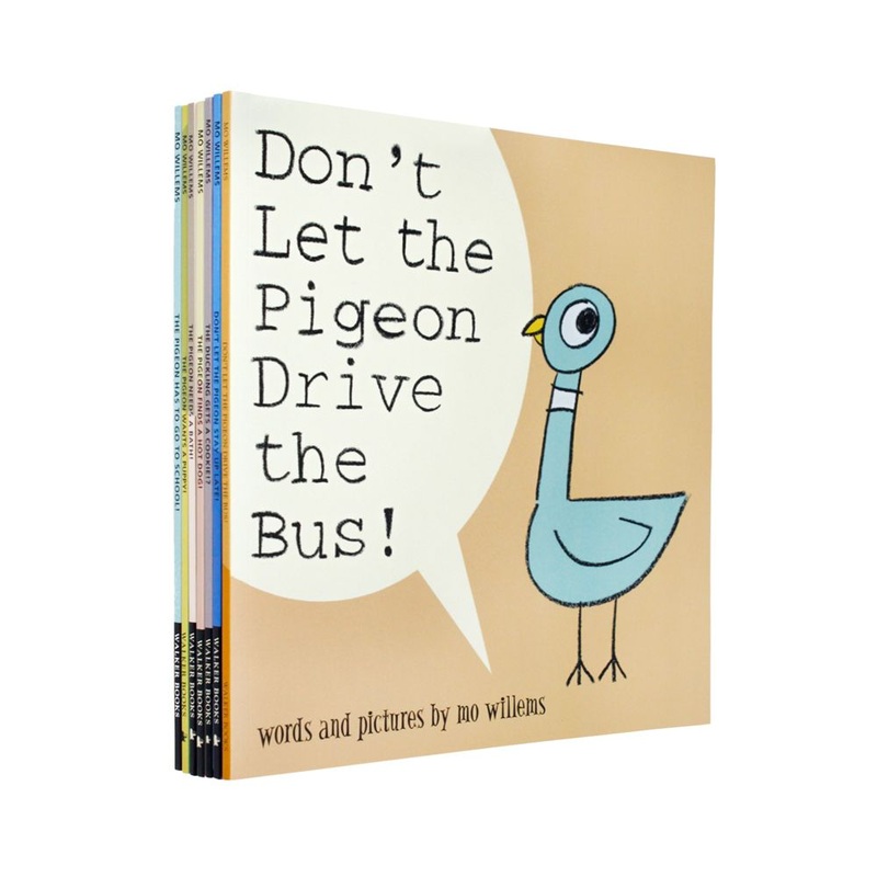 Don’t Let the Pigeon Series 7 Book Collection by Mo Willems | Funny Read-Aloud Children’s Picture Books Full of Imagination, Laughter, & Bedtime Fun