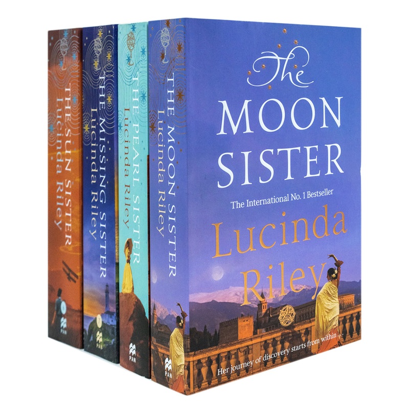 Lucinda Riley The Seven Sisters Series Book Collection  4 Books Set (The Moon Sister, The Sun Sister, The Pearl Sister, The Missing Sister)