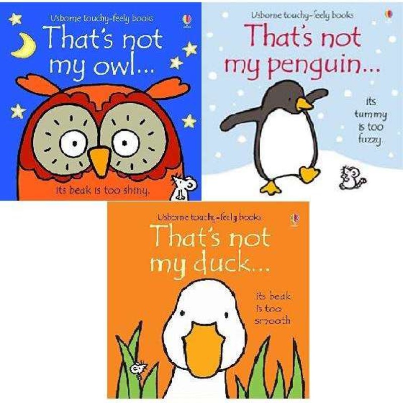 That’s Not My Animals 3 Books Collection Set (Owl, Penguin, Duck) By Fiona Watt