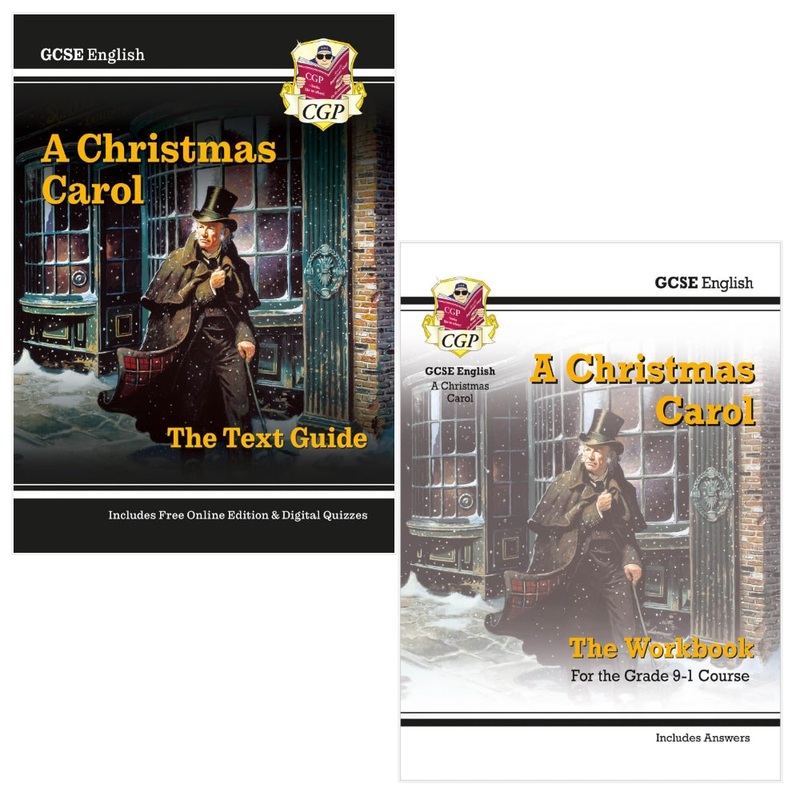 CGP GCSE English – A Christmas Carol 2 Book Pack (The Text Guide, The Workbook)