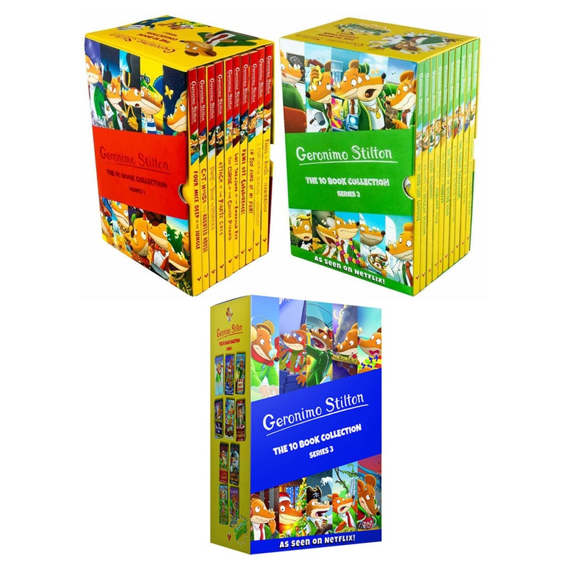 Geronimo Stilton Series 1 Series 2 and Series 3 – 30 Books Collection Box Set