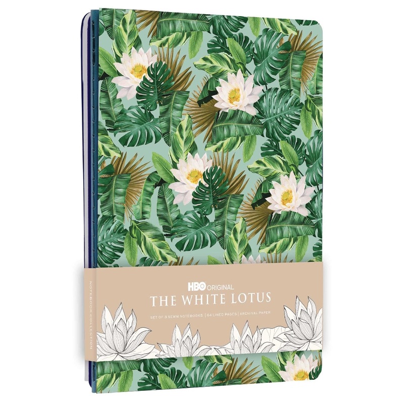 WHITE LOTUS SEWN NOTEBOOK COLLECTION