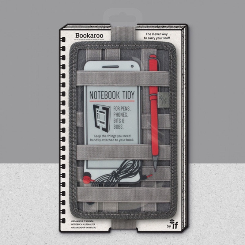 CHARCOAL – BOOKAROO NOTEBOOK TIDY