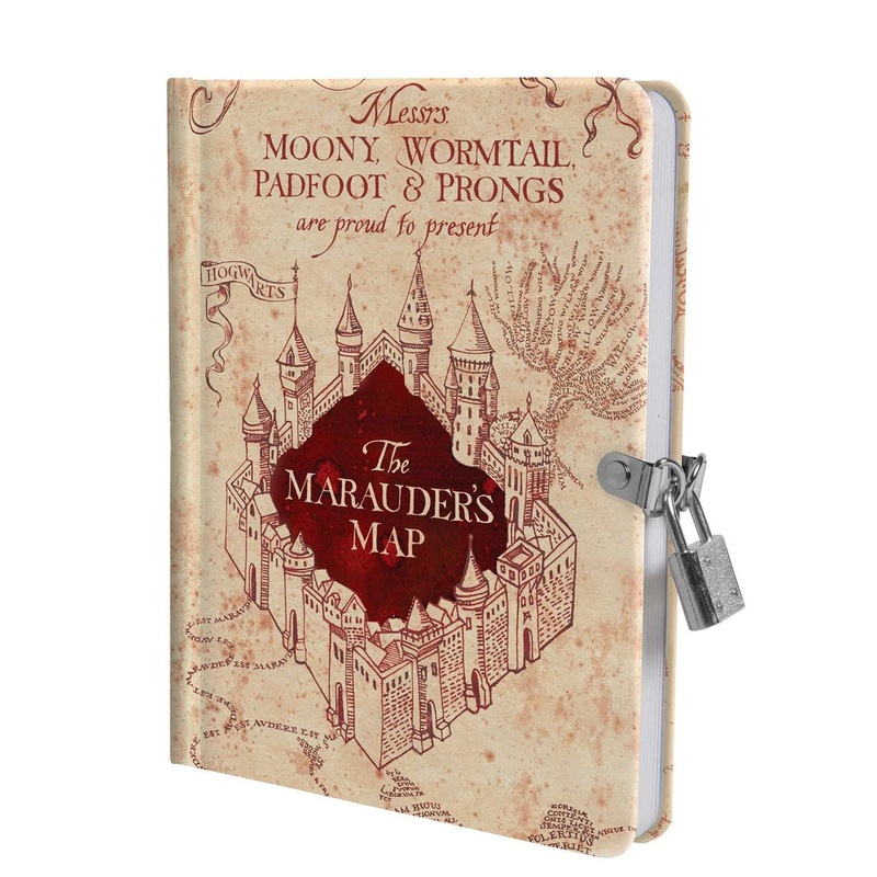 Harry Potter: Marauder’s Map Invisible Ink Lock & Key Diary