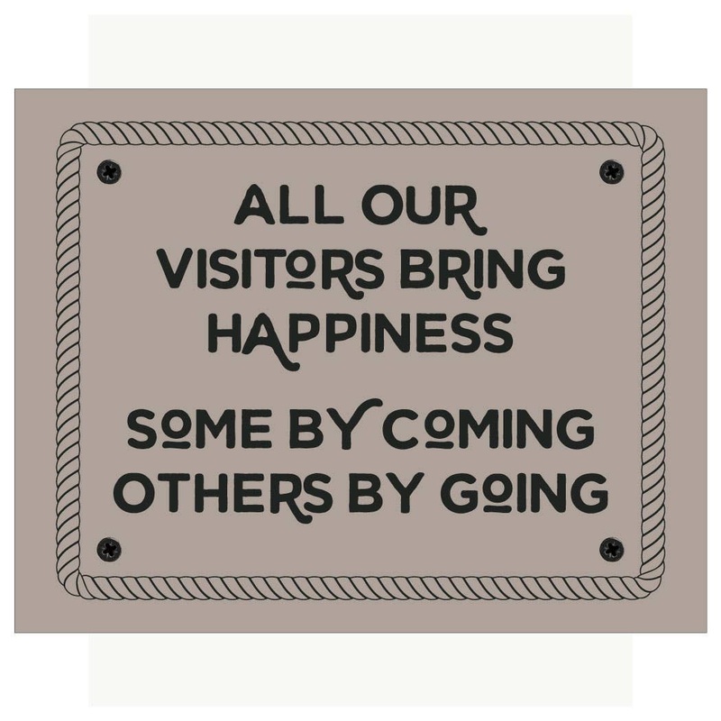 All Our Visitors Bring Happiness Magnet
