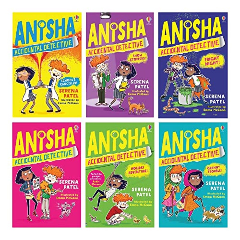 Anisha, Accidental Detective Series 6 Books Collection Set By Serena Patel (Accidental Detective, School’s Cancelled, Granny Trouble, Show Stoppers, Holiday Adventure & Fright Night)