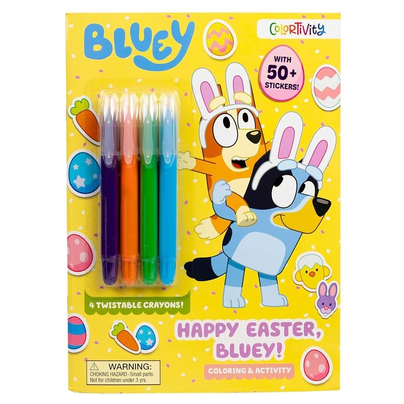 Bluey Colortivity: Happy Easter, Bluey! (Color & Activity with Twistable Crayons)