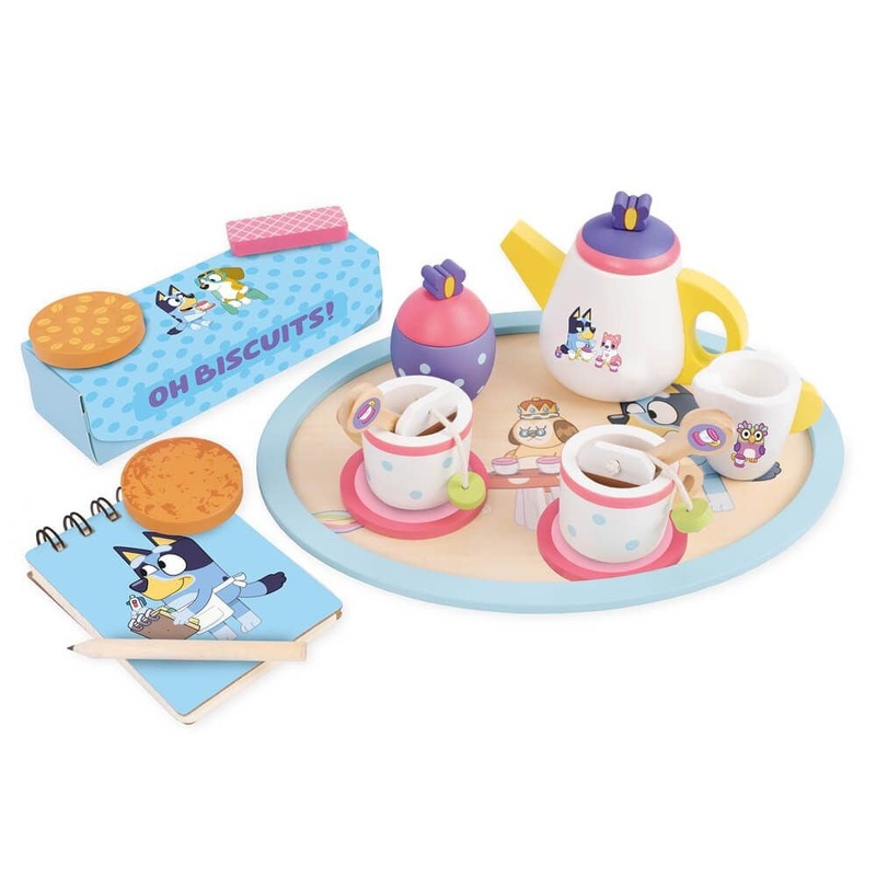 BLUEY TEA PARTY SET WOODEN