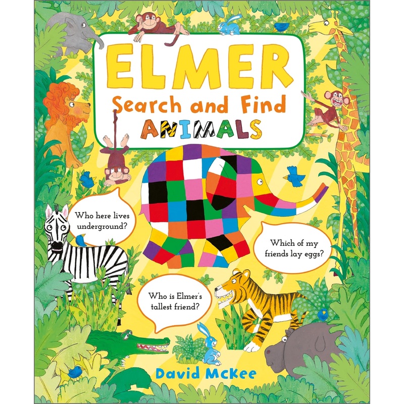 Elmer Search And Find Animals