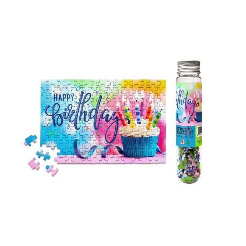 Happy Birthday Candles puzzle gift mini puzzle greeting card
