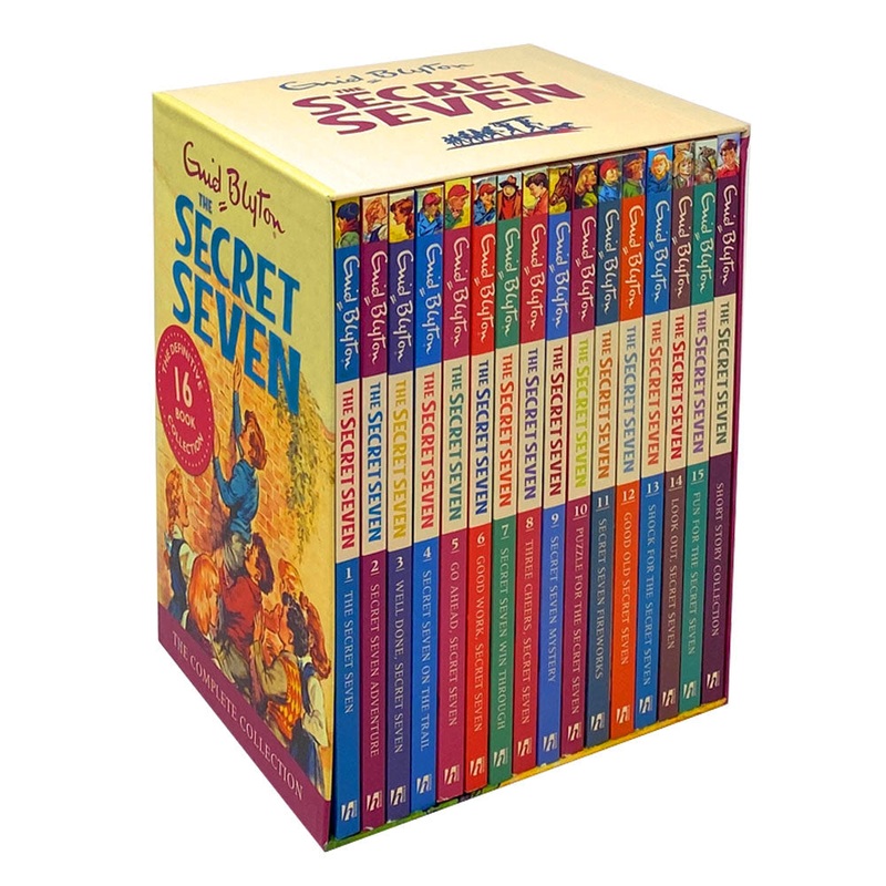Enid Blyton’s Secret Seven: Complete 16-Book Box Set – Classic Adventure & Mystery Stories for Kids, Young Readers, Families & All Ages