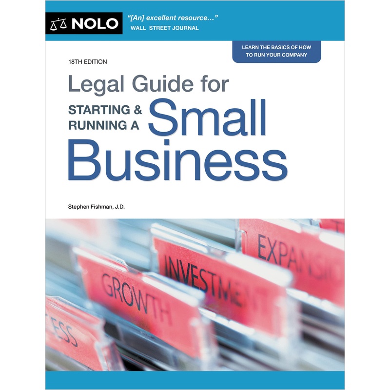 Legal Guide for Starting & Running a Small Business (Updated Legal Content) (18TH ed.) Paperback