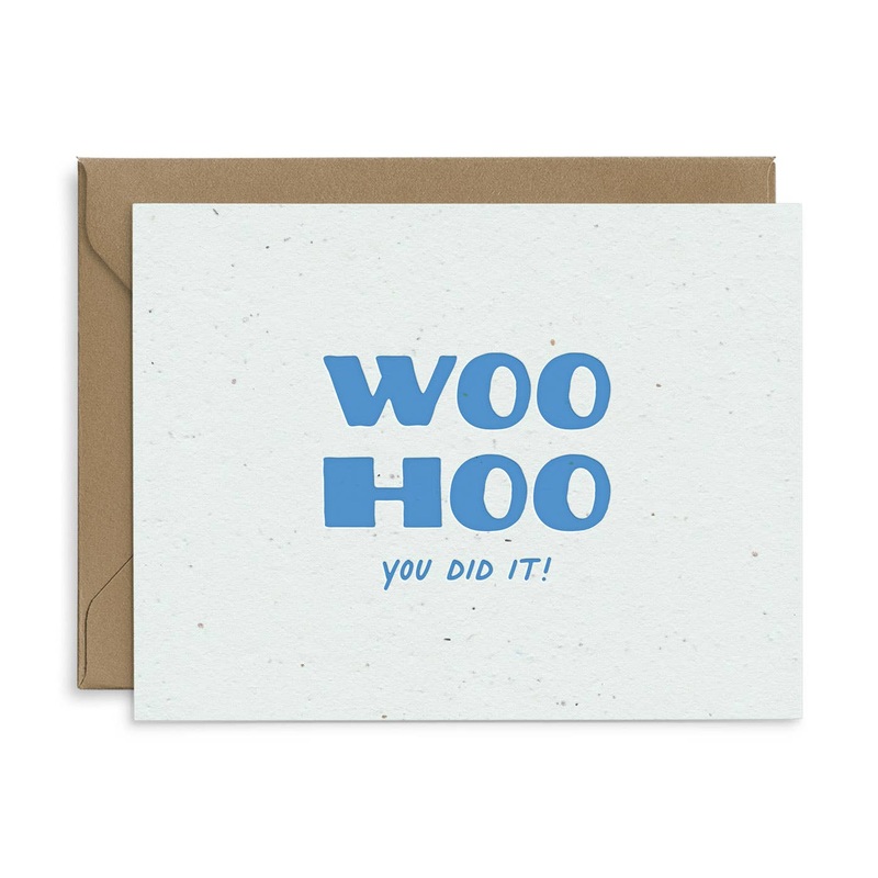 Woohoo You Did It | Seeded Plantable Greeting Card