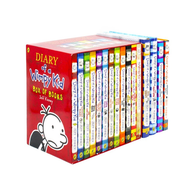 Diary of a Wimpy Kid 16 Book Set Collection By Jeff Kinney