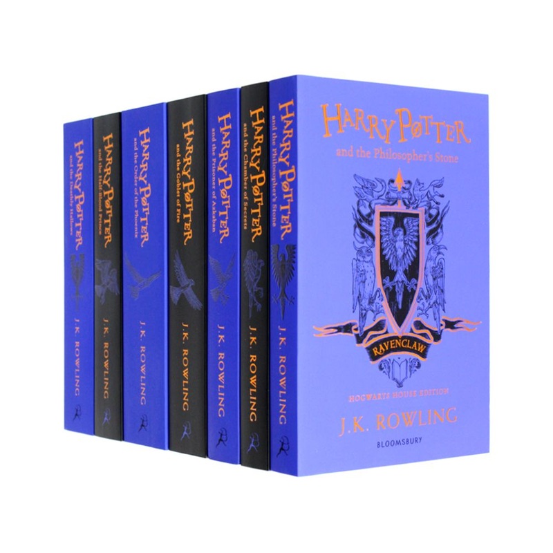 Harry Potter Ravenclaw House Editions Paperback Set: J.K. Rowling – 7 books Set ( No Box)