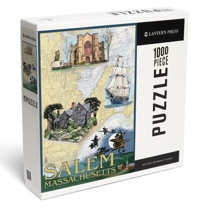 Salem Nautical Chart Puzzle