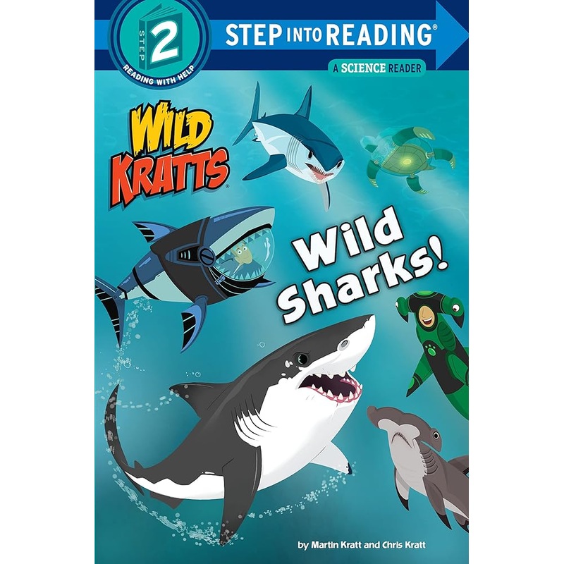 Wild Sharks! (Wild Kratts) (Step into Reading)