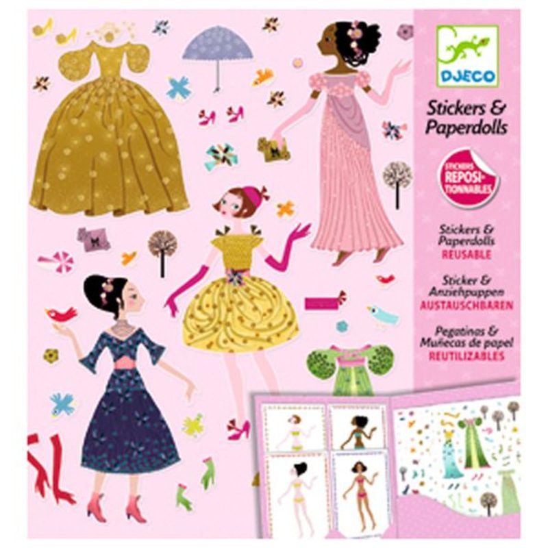 Djeco Paper Dolls – Dresses Through the Seasons