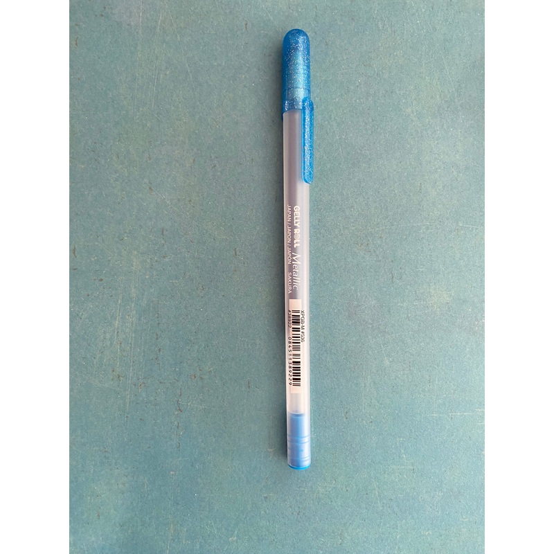 Gelly Roll Metallic Blue Pen