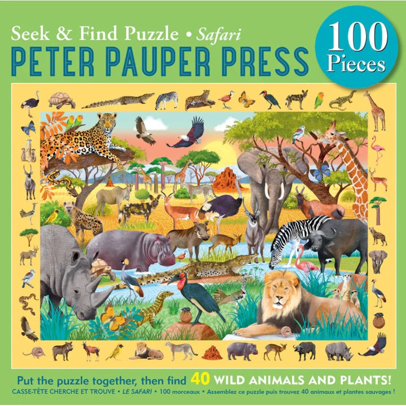Seek and Find Puzzle Safari