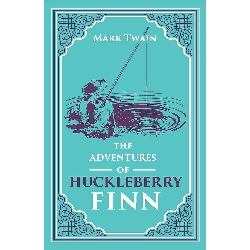 The Adventures of Huckleberry Finn Mark Twain Classic (Essential Reading, Adventure, Huck Finn, Required Literature), Ribbon Page Marker, Perfect for Gifting