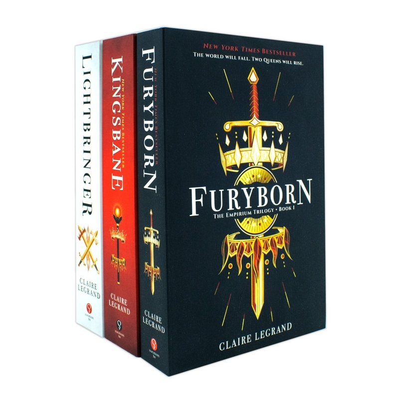 The Empirium Trilogy 3 Book Set by Claire Legrand  Furyborn, Kingsbane, Lightbringer  YA Epic Fantasy, Magic, Adventure, Supernatural Fiction