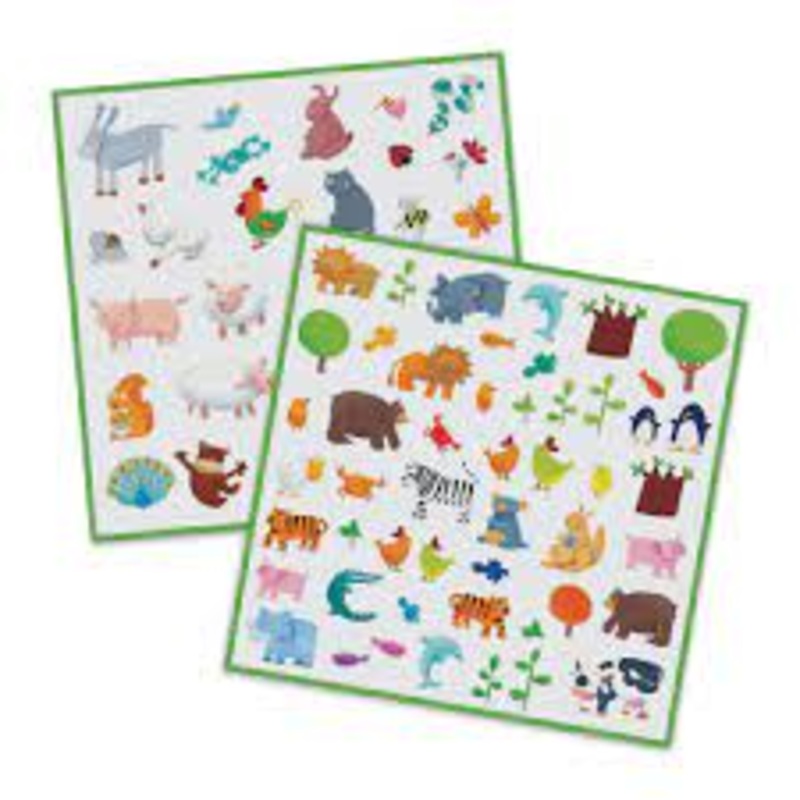 Djeco Animals Stickers