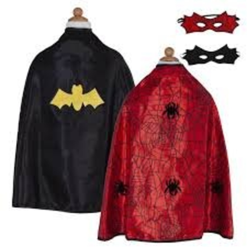 Spider/Bat Reversible Cape, 4-6