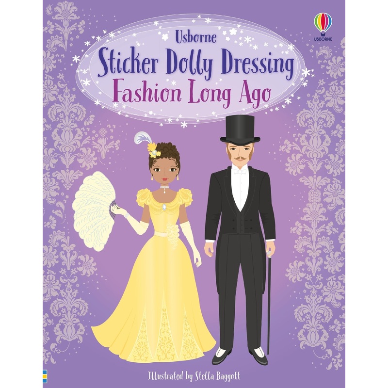 Sticker Dolly Dressing Fashion Long Ago