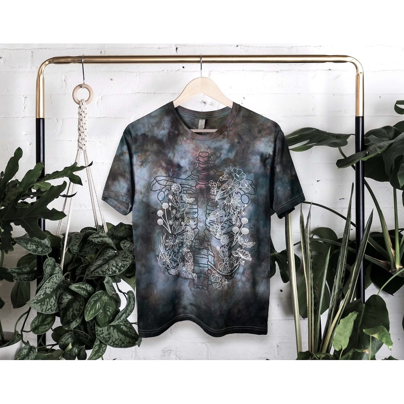 Variegate Design – T-shirt Ice Dyed | Flowers shall grow