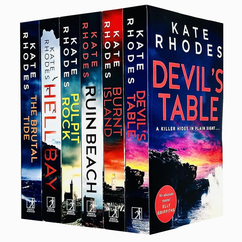 Kate Rhodes Ben Kitto Series Collection 6 Books Set (Devil’s Table, Burnt Island, Ruin Beach, Pulpit Rock, Hell Bay & The Brutal Tide)