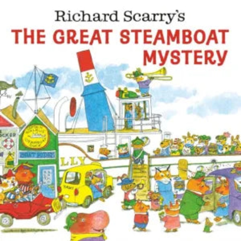 Richard Scarry’s the Great Steamboat Mystery Paperback