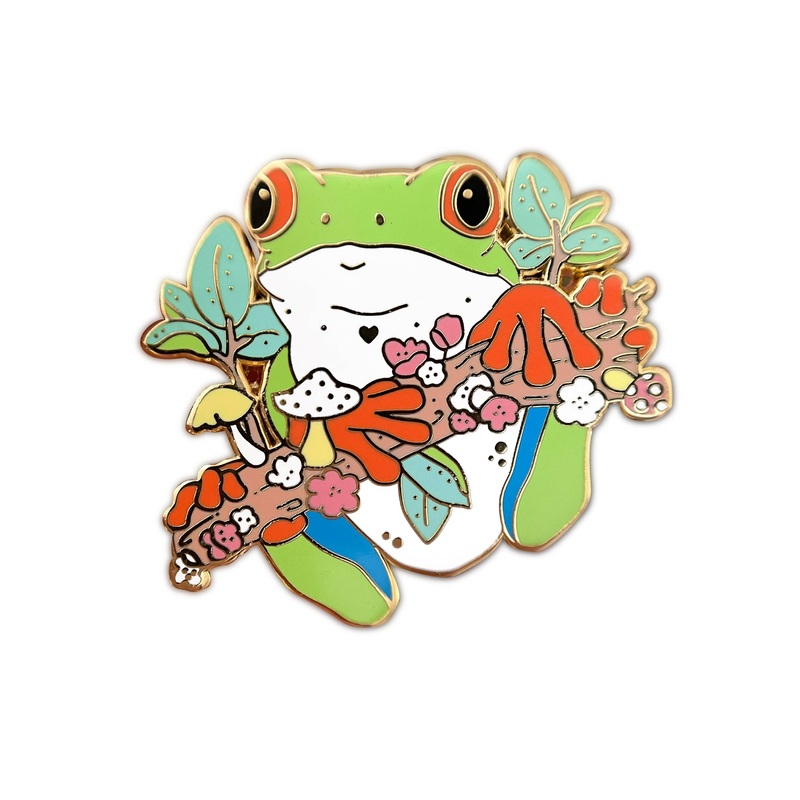 The Crowned Rabbit – Tree Frog Enamel Pin