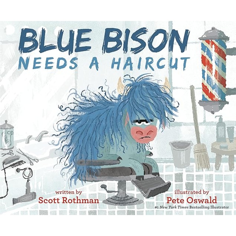 Blue Bison Needs A Haircut by Scott Rothman
