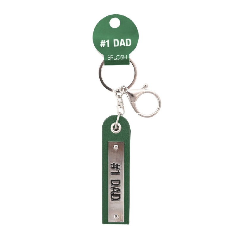 FATHER’S DAY #1 DAD KEYCHAIN