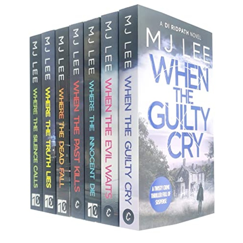 M J Lee DI Ridpath Series Collection 7 Books Set (When the Guilty Cry,When the Night Ends,Where the Innocent Die,When the Past Kills,Where the Dead Fall,Where the Truth Lies,Where the Silence Calls)