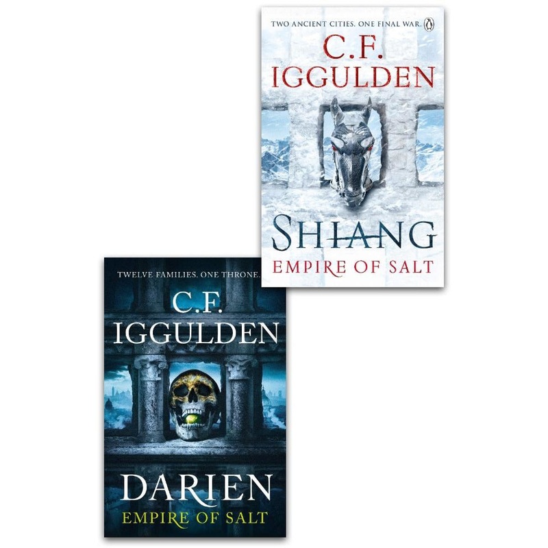 C F Iggulden Empire of Salt Series 2 Books Collection Set Shiang, Darien