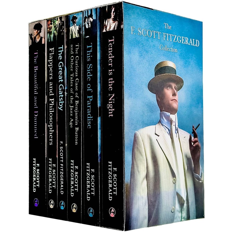 F. Scott Fitzgerald 6 Books Collection Box Set (The Great Gatsby, Flappers and Philosophers, The Beautiful and Damned, Tender is the Night, This side of Paradise & Curious case of Benjamin Button)