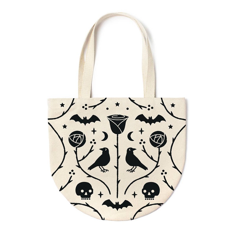 Seltzer Goods – Spooky Floral Round Tote