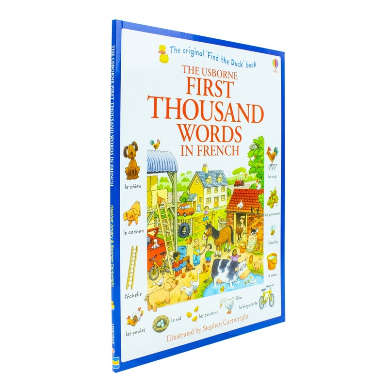 Usborne My First Thousand Words in French Book – Illustrated picture and word book