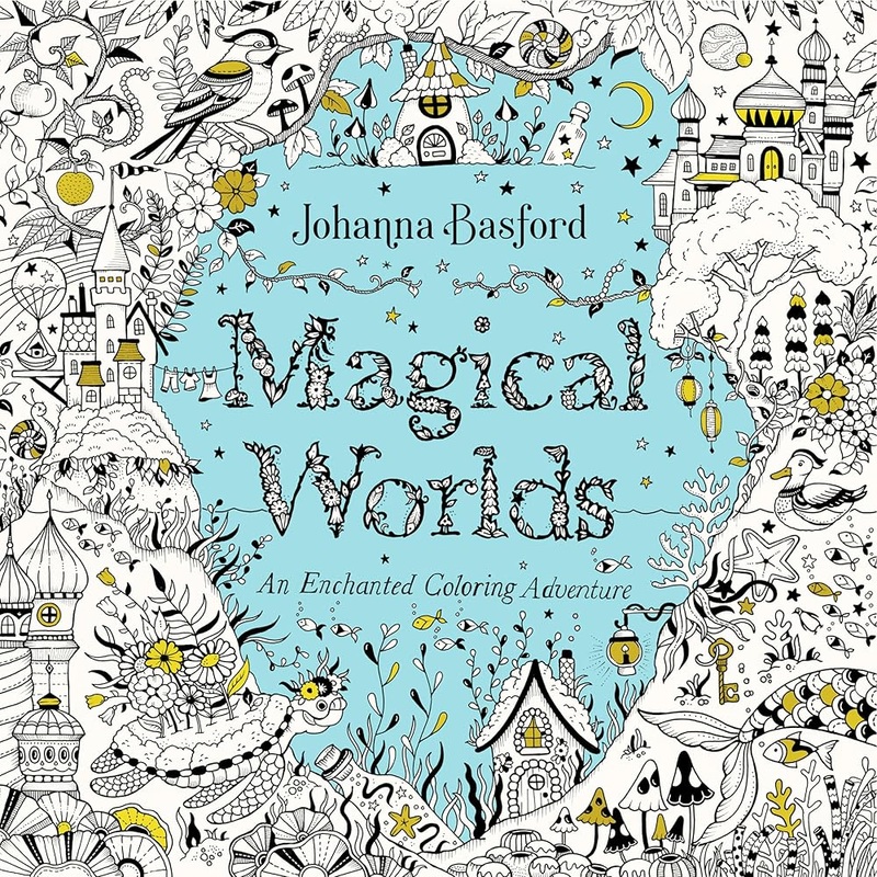 Magical Worlds: An Enchanted Coloring Adventure