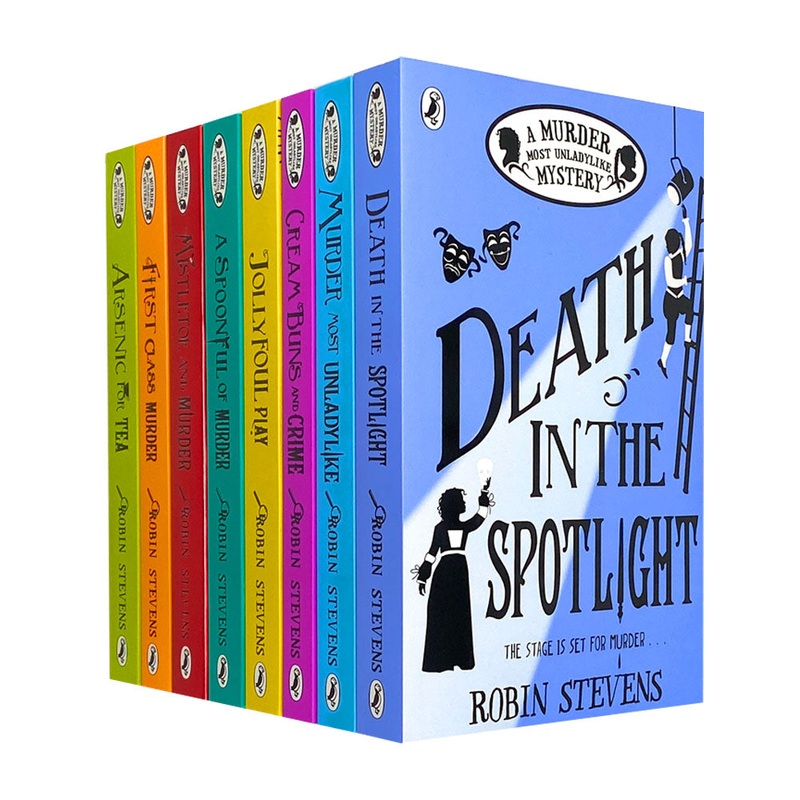 Robin Stevens A Murder Most Unladylike 8 Book Set Collection Mystery, Murder, Detective Adventure, Suspense & Fun Stories for Young Readers