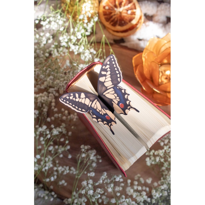 Meaggie Moos – 3D Swallowtail Butterfly Wings Bookmark |  Soft Touch